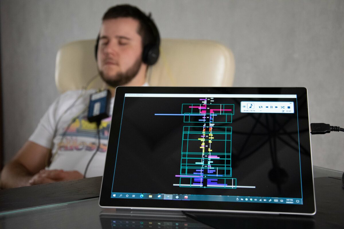 Séance de neurofeedback dynamique